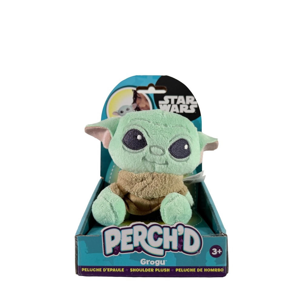 Star Wars Perch'd Grogu Shoulder Plush‎ Wearable Magnetic Toy Just Play